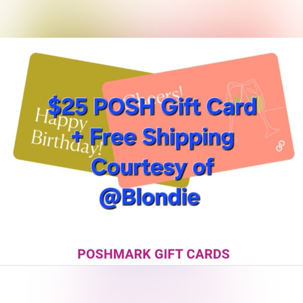 POSH $25 GIFT CARD & FREE SHIPPING UNLOCKED (Waist Down)